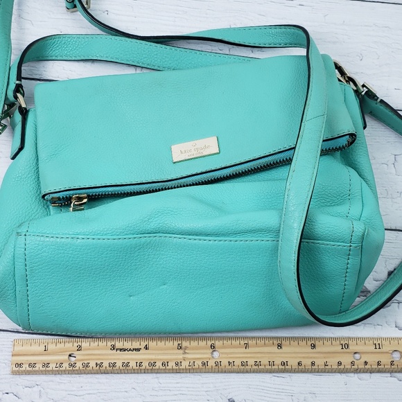 KATE SPADE Foldover Pebbled Leather Crossbody Bag - Picture 5 of 8